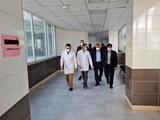 بررسی خدمات مرکز آموزشی درمانی سوانح سوختگی و ترمیمی امیرالمومنین (ع) با حضور معاون توسعه مدیریت و منابع دانشگاه علوم پزشکی شیراز